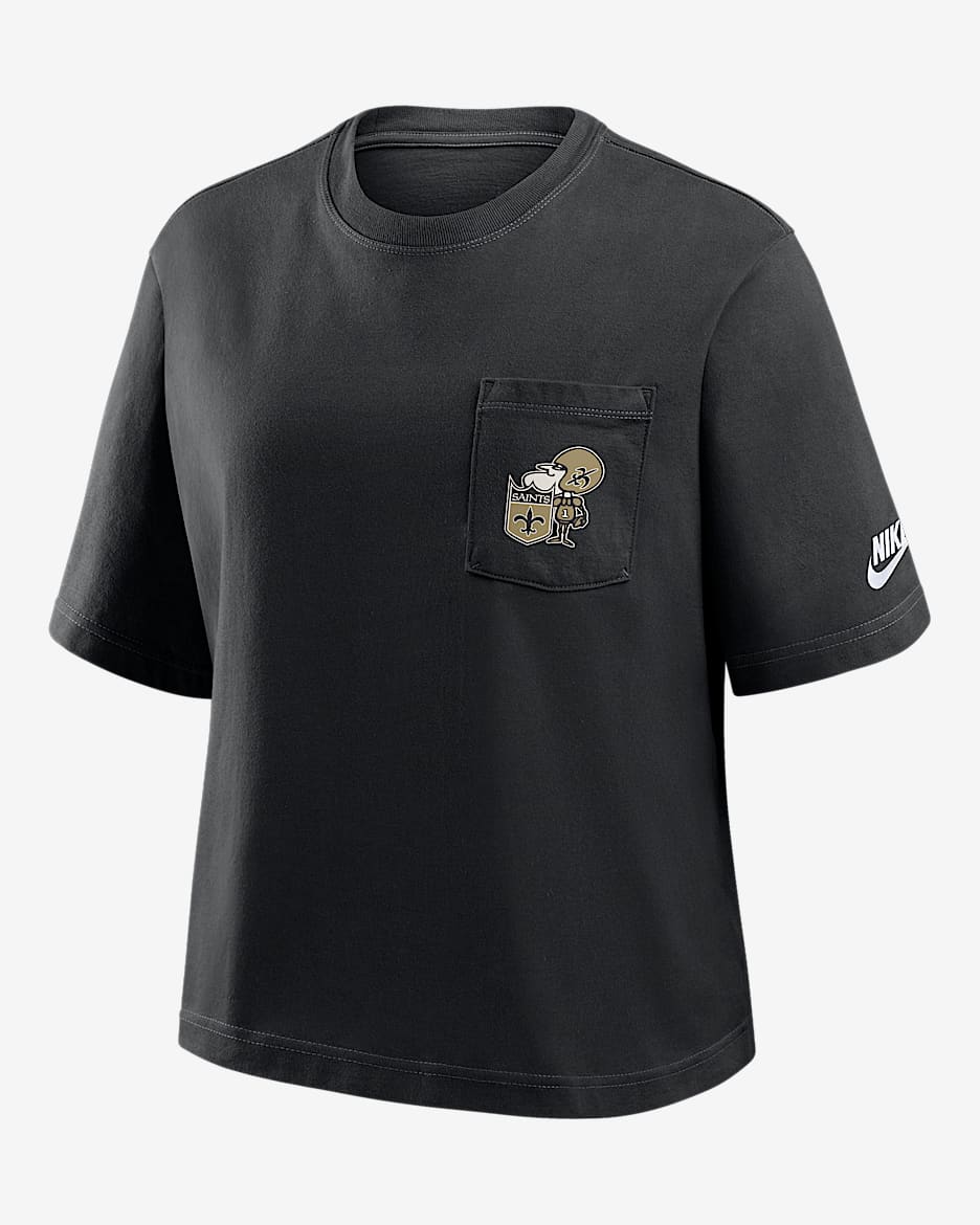 売れ筋商品|||ナイキ Tシャツ トップス レディース Women's Heather Black New Orleans Saints Local Fashion Tri-Blend T-shirt Heather Black Women's Nike Heather Black New Orleans Saints Fashion Tri